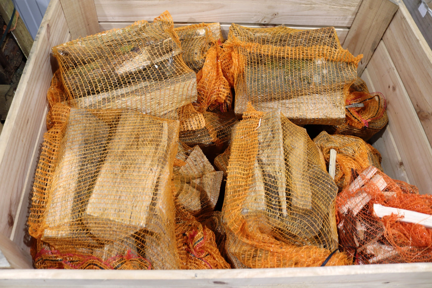 Gedroogd haardhout netzak ca. 10 KG